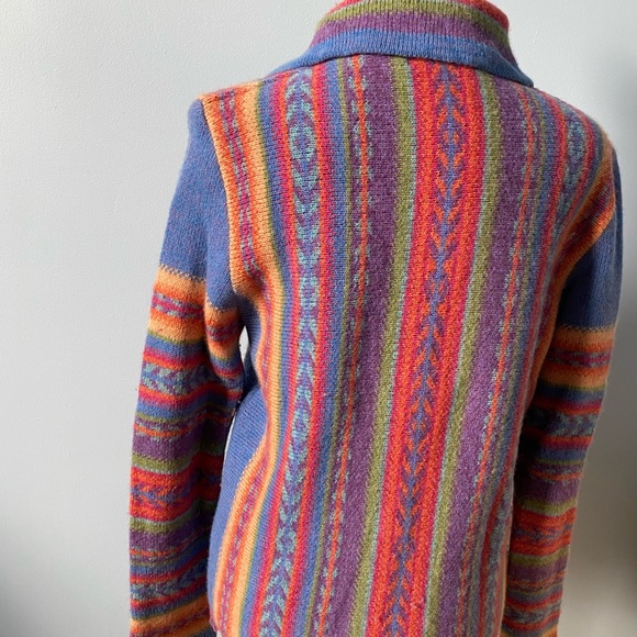 Genoa Zippered Cardigan Sweater Size S - Picture 2 of 5